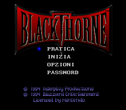 Blackthorne